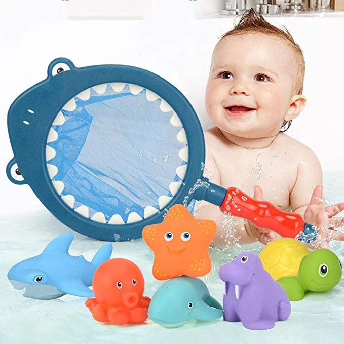 Juguete De Baño Para Bebés Y Niños Juego En Juguete Azul 