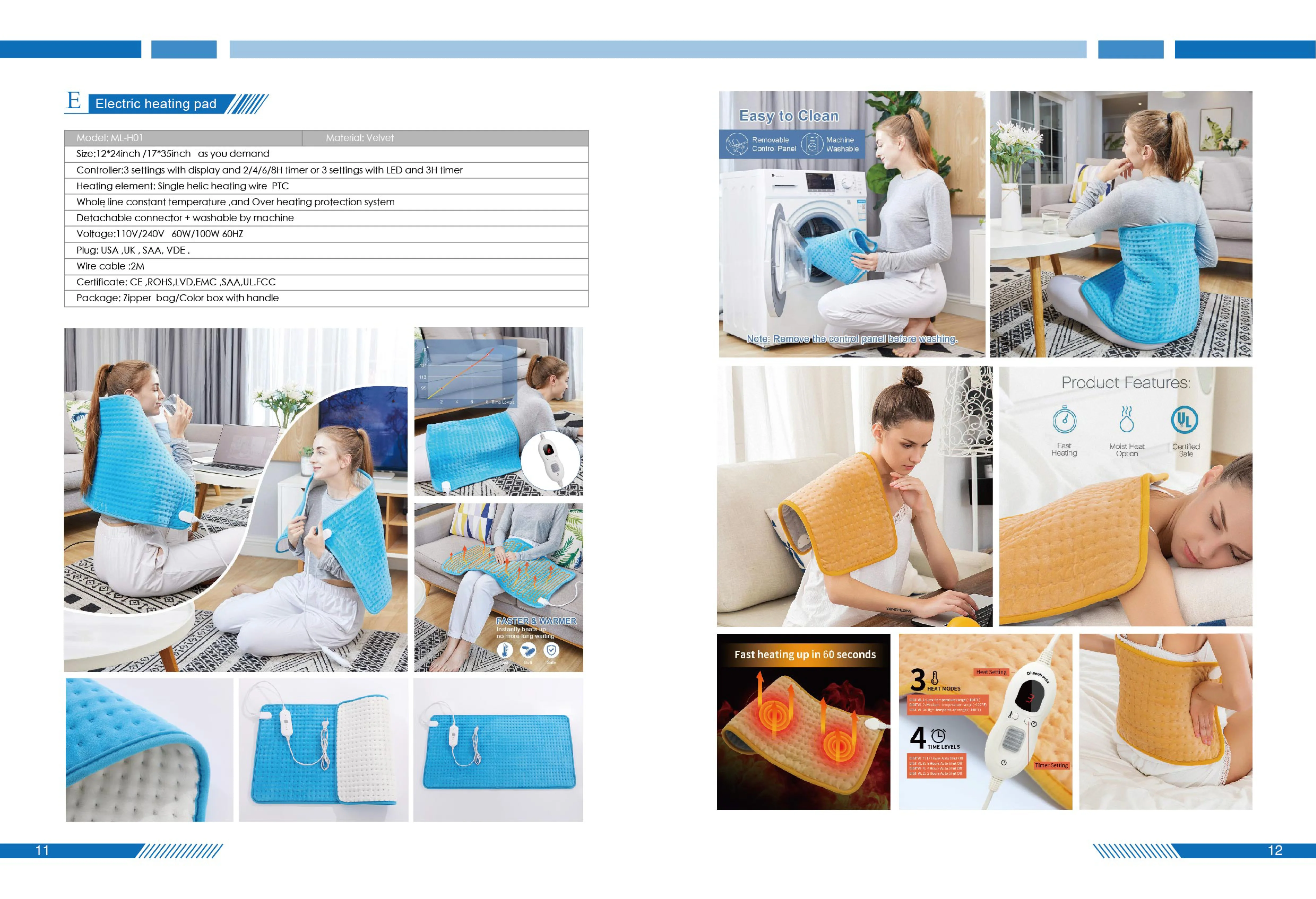 Heated Electric Underbed Blanket, AC220V, UK Plug - detail 54