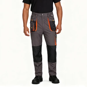 Durable Cotton Cargo Pants for Men Breathable Work Wear Uniform with Multi-Pockets for US & EU Sizes Work Pants