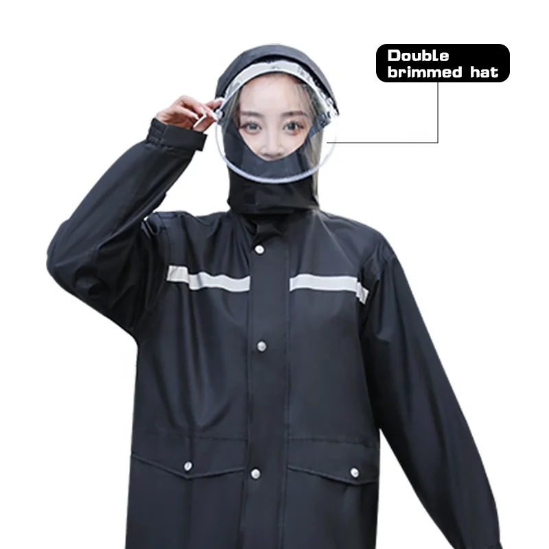 Customized Polyester Raincoat for Adults Long-Term Outdoor Work Cycling Travel Camping and Tours