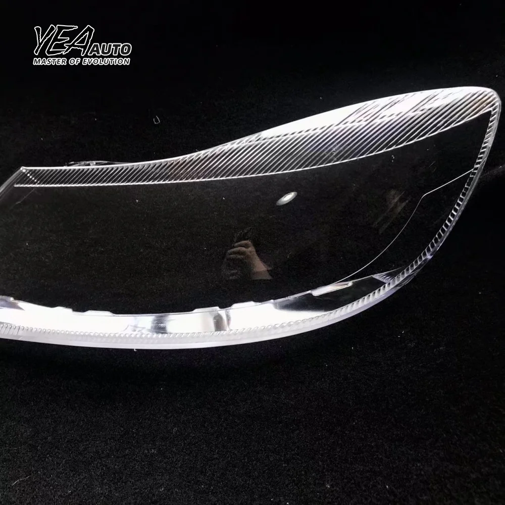 product car headlight glass lampshade cover lens for skoda octavia head light lens cover 2010   2014 headlights cover-5