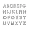 Ogni lettera 0.07-argento