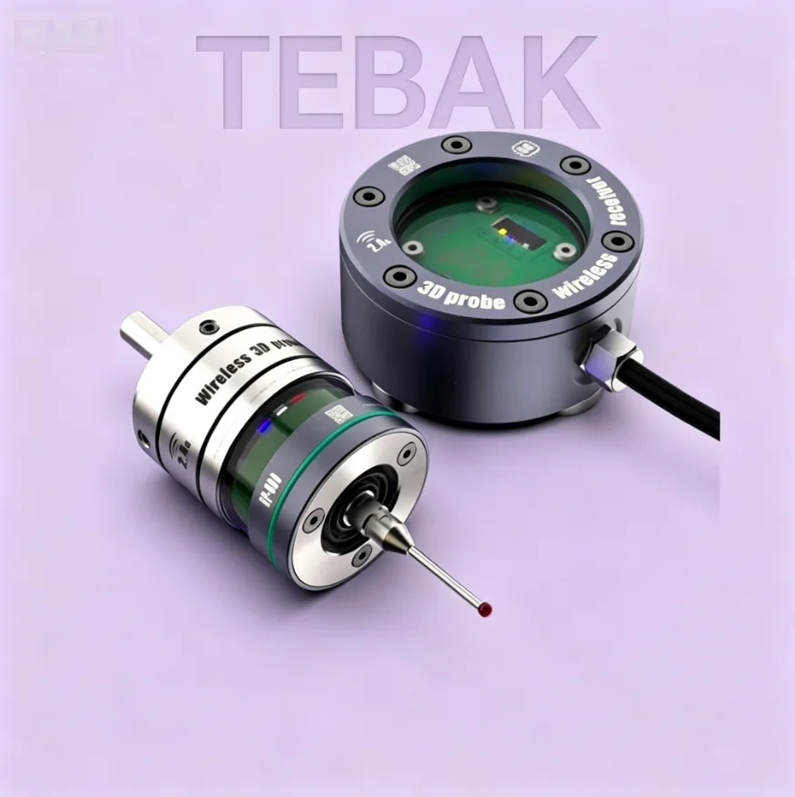 GP-800 Wireless 3D CNC Probe | Edge Finder & Centering Rod | Replacement for Renishaw Marposs Cyclmotion