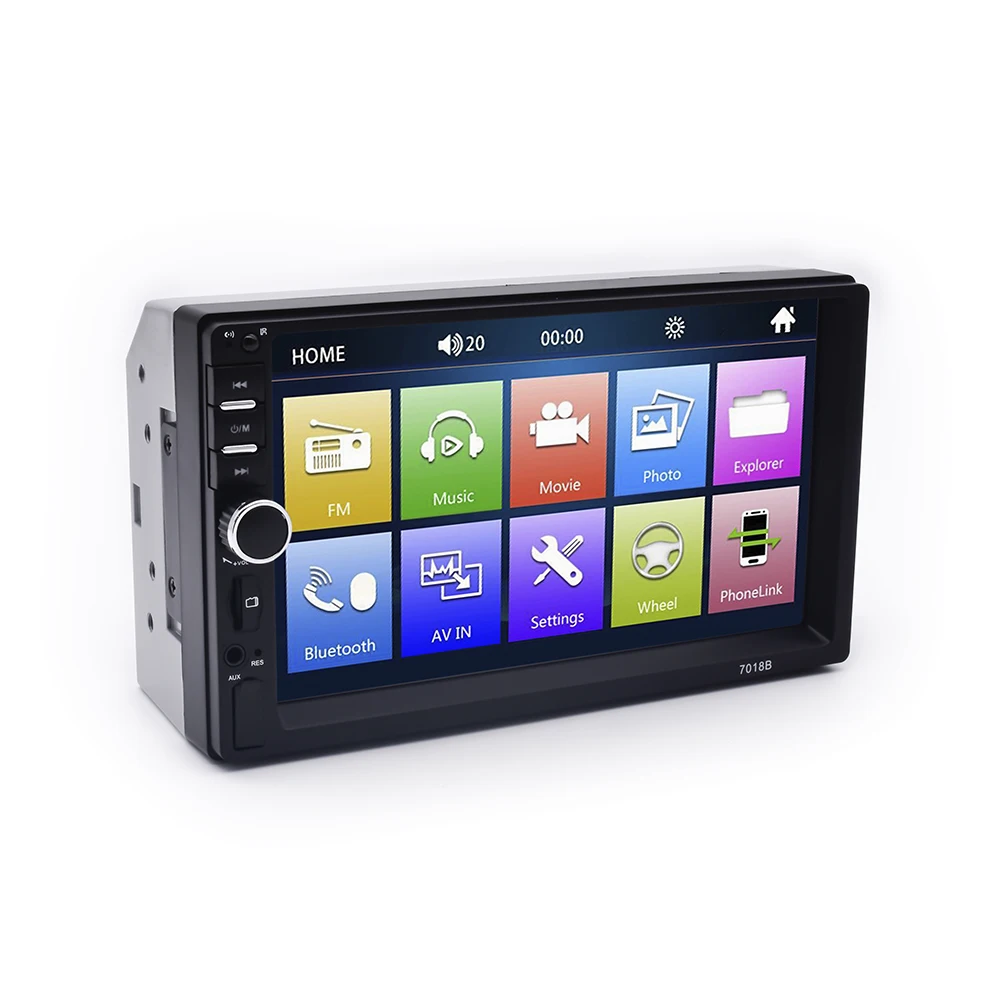 Universal Car Mp5 Player Touch Screen Car Stereo Multimedia Dvd Player Buy Car 2 Din 7018 Mp5