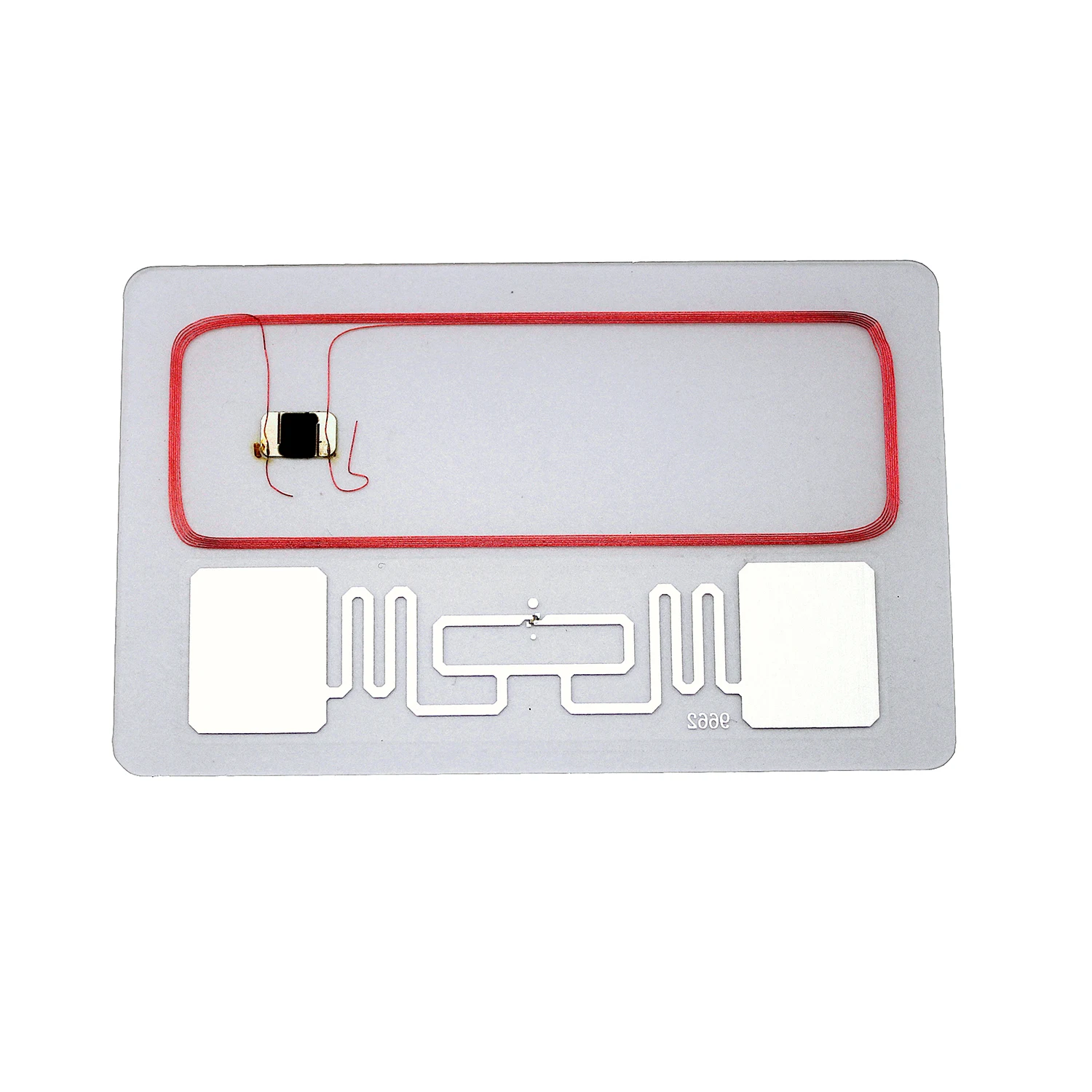 1K Chip PVC Smart Card 13.56MHz RFID Communication Waterproof NFC Cr80 Size White Color Blank PET Magnetic Stripe for Hotel Use