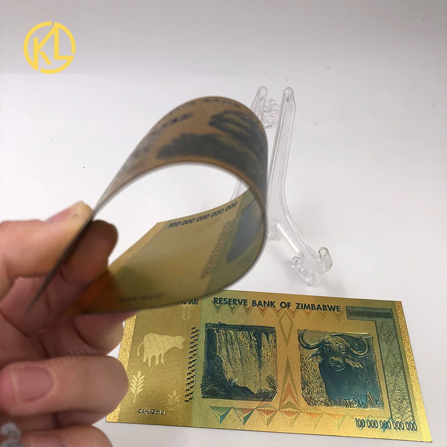 BANKNOTESコレクション① 23枚 One Hundred Trillion Dollars 999 Gold Craft Collection