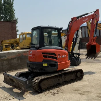 Almost New Used Excavator Mini Excavator Used Mini Crawler Escavatore Kx163 6Ton Mini Excavator with EPA for Sale