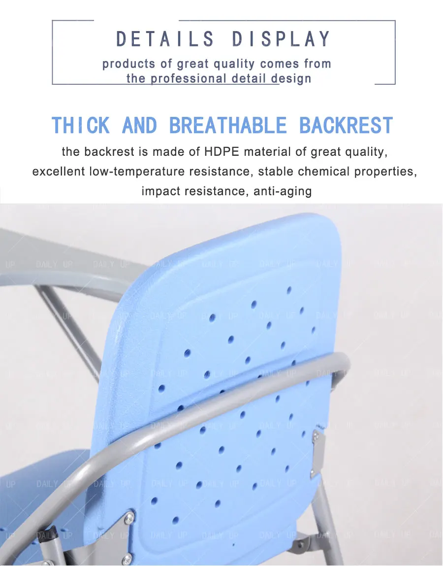 HDPE Folding training Chair Desk School Chair with Writing Pad Training Chair with Book Basket