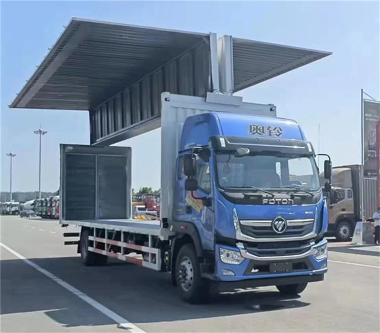 Stable Quality Wing Van Trailer Box Truck Body Wing Opening Gull Wing Truck