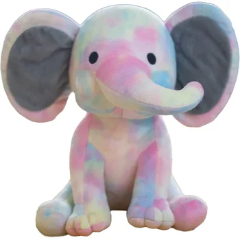 Colorful cheap cute 25cm 30cm wholesale stuffed baby soft elephant plush toy