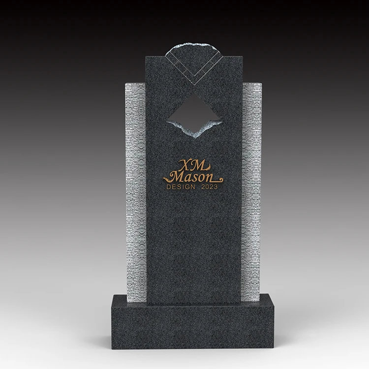 Customized Design Wholesale Granite Guitar Tombstone Slabs Monuments in Germany Price