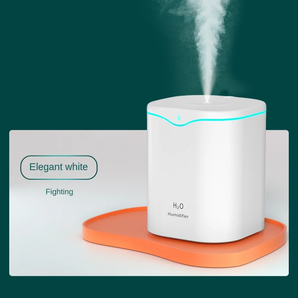 2200ML USB Air Humidifier for Office Double Spray Port Essential Oil Aromatherapy Diffuser Cool Mist Maker Fogger for Home