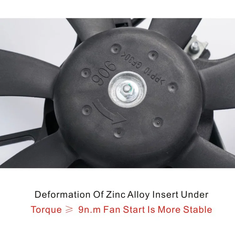 High Quality Auto Part AC Fan Blades Radiator Cooling Fan Plastic Car Condenser Electronic Fan Assembly for Toyota CAMRY RAV4