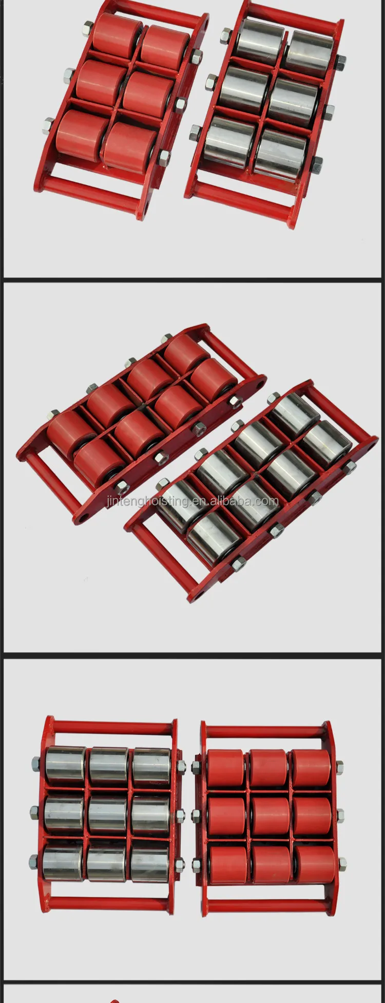 Moving Trolley Roller Machinery Moving Cargo Trolley Rigger Skates