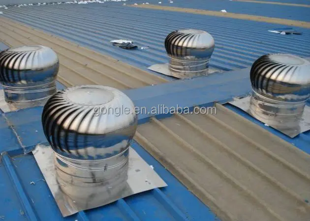 Roof Wind Turbine Air Ventilator Gooseneck Roof Vent for Warehouse Roof Ventilation System China Good Supplier