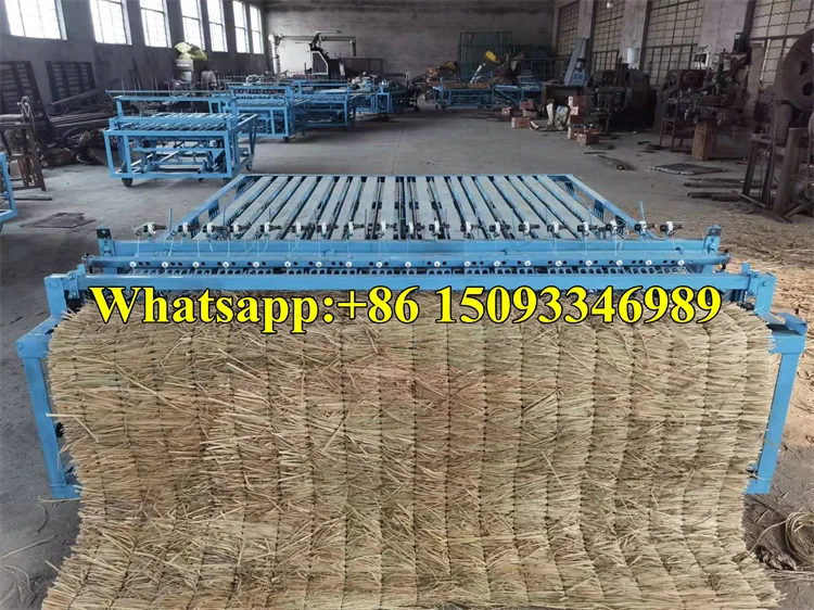 Automatic Rice Straw Mat Weaving Machine/wheat Straw Mattress Knitting Machine/ Reed Straw Mat