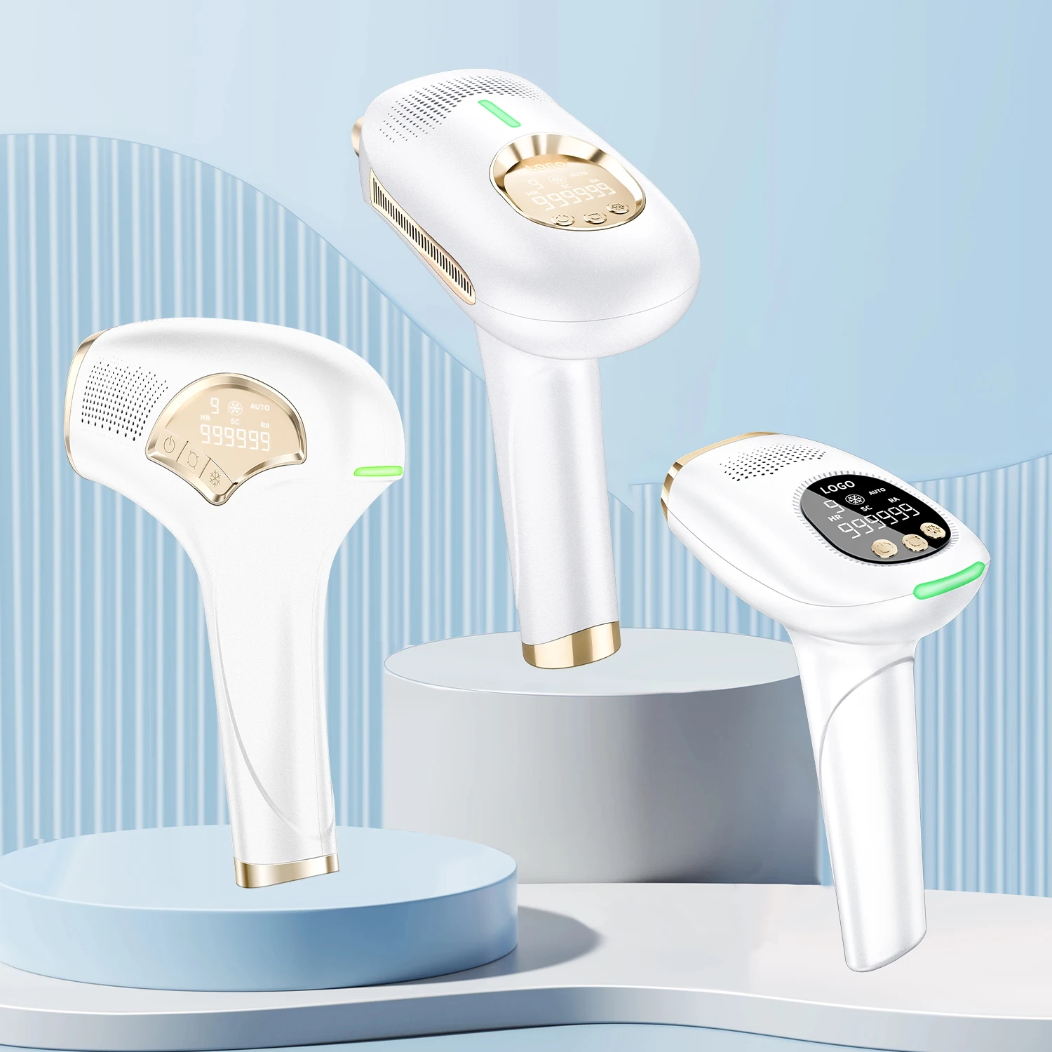 Ice Cooling IPL Laser Hair Removal - Painless Epilation
