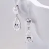 10k gold moissanite diamond earring