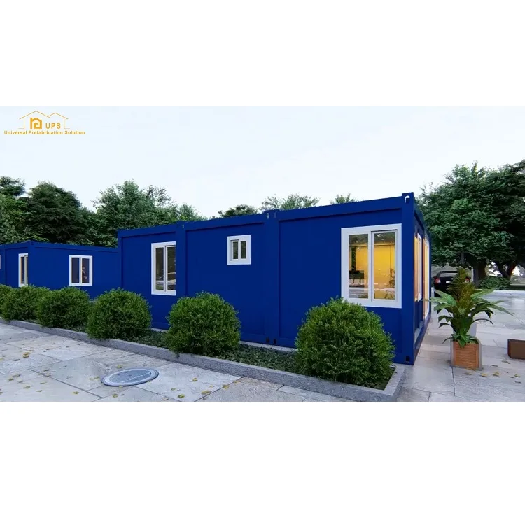 Light Weight 20ft Modular Container Home Studio Prefab Flat Pack Homes for Sale