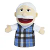Marioneta de mano de abuelo de medio cuerpo