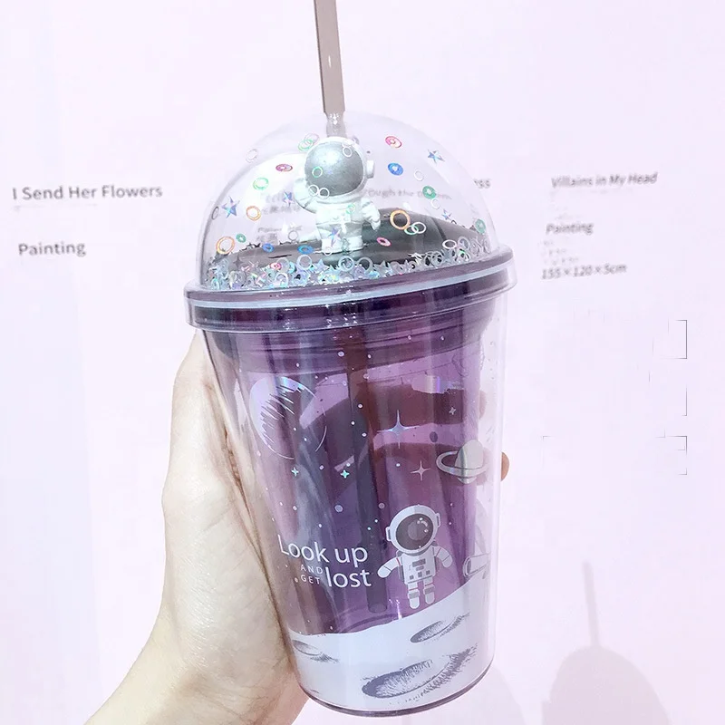 Tazza da Viaggio Termica Con Cannuccia1,2 Lt Viola I-Drink I-Total