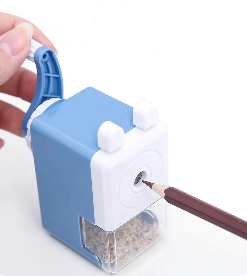 Hand Crank Manual Sharpener Plastic Pencil Sharpener With Strong Spiral Blades Buy Hand Crank