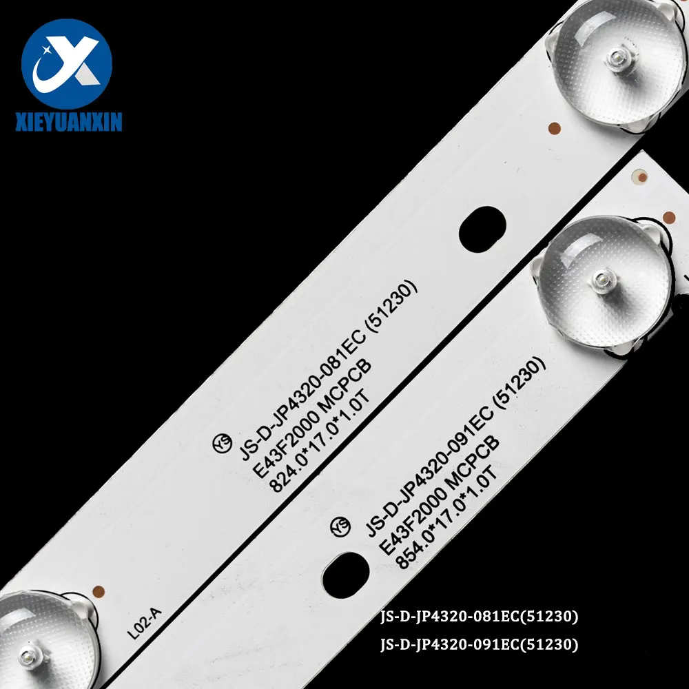 LED TV Backlight Strips for Model 43L35, E43F2000 - 3PCS Set