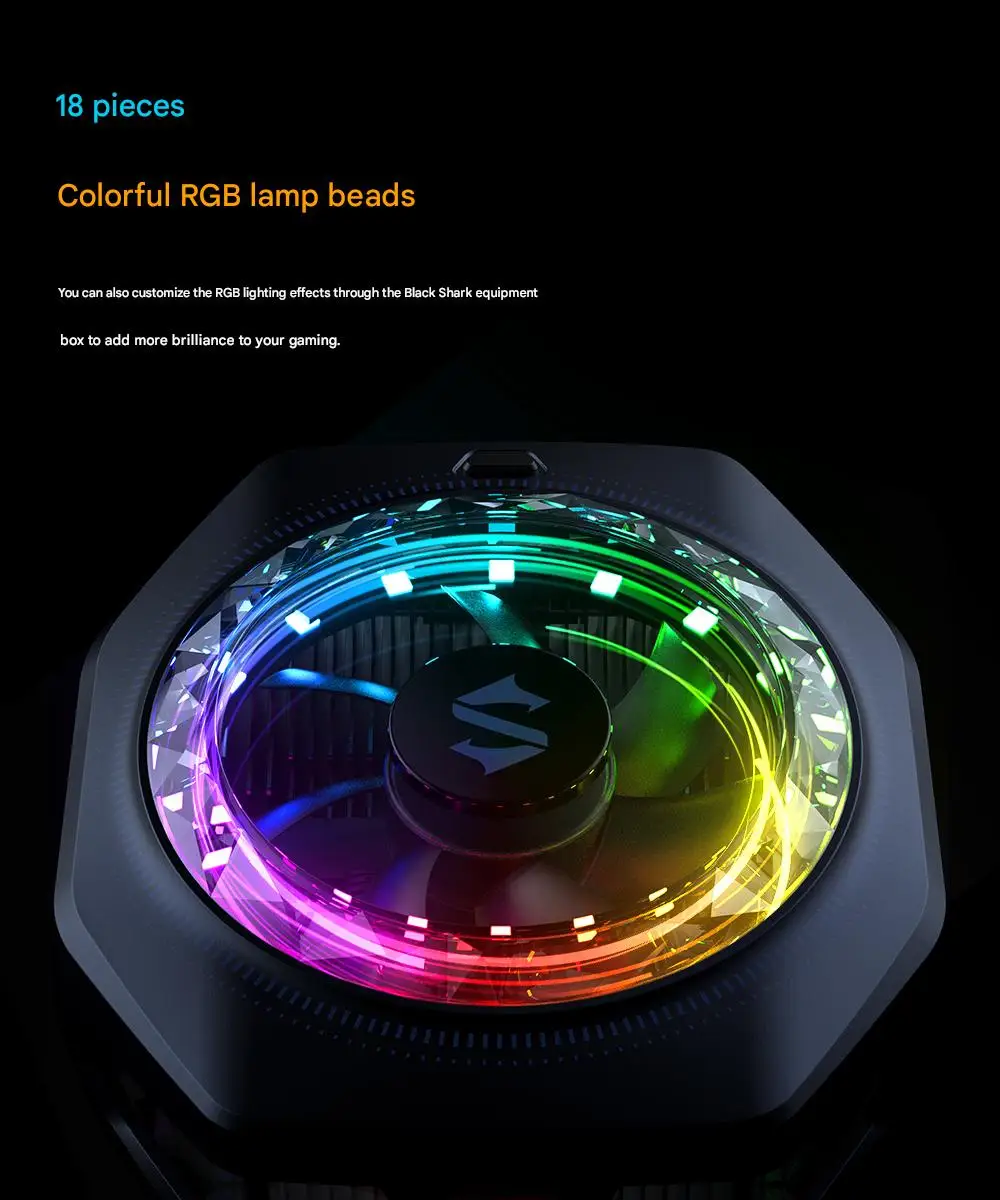 未使用品！ BLACK SHARK FUNCOOLER 5 ブラックシャーク 黒 未使用品！ BLACK SHARK FUNCOOLER 5 ブラックシャーク 黒 Black