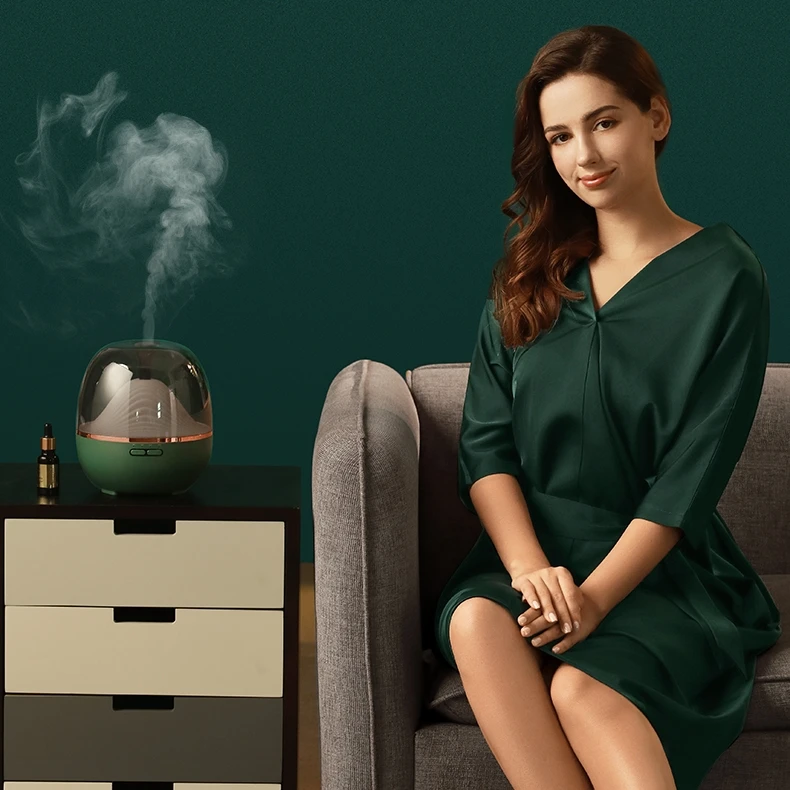 Remote Control Mountain View Diffuser 600ml Mountain Ultrasonic Smart Fragrance Essential Oil Aroma Diffuser