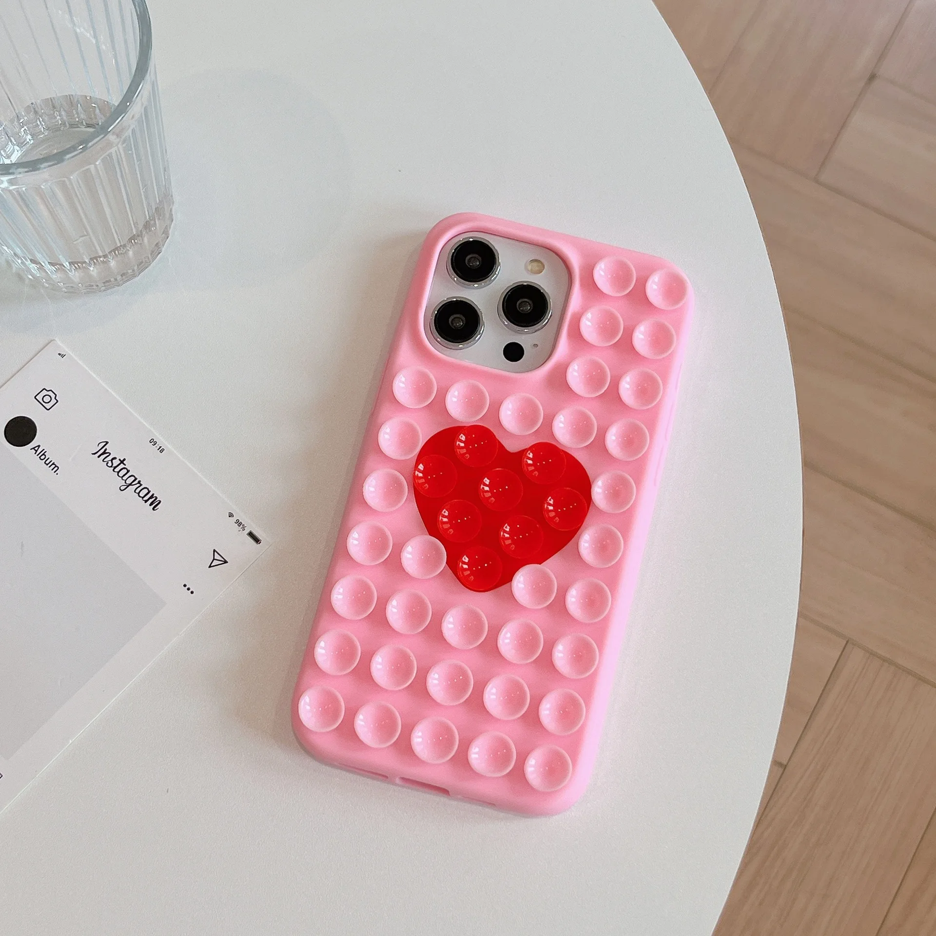 Soft Silicone Suction Cup Mobile Phone Case Cover For Iphone 15 14 13 12 11 Xr Xs Max Pro Plus factory