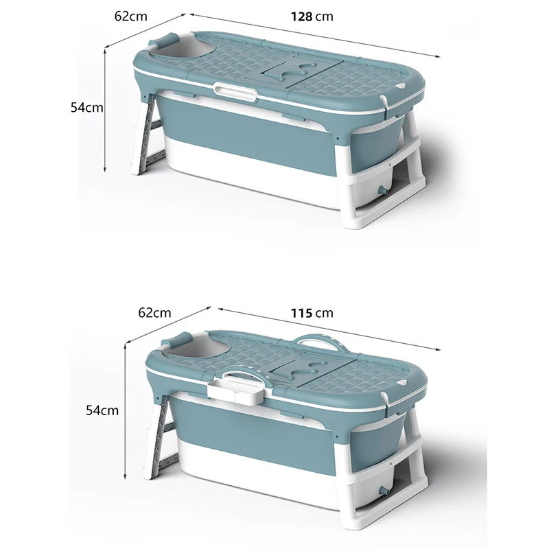 Good Sale 1.38M Freestanding Bathroom Folding Bucket Barrel Portable Plastic Foldable Bath Tub Bathtub/ Para sa Matanda
