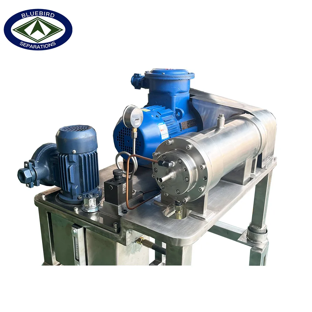 Continues Small Capacity Mini Horizontal Spiral Decanter Centrifuge for Sludge