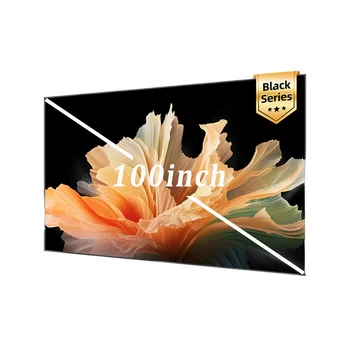 100-Inch  ALR Fixed Frame Projector Screen Home Theater Anti-Light Projection Screen 16:9 Format PET Electric 3D Wall FS570S