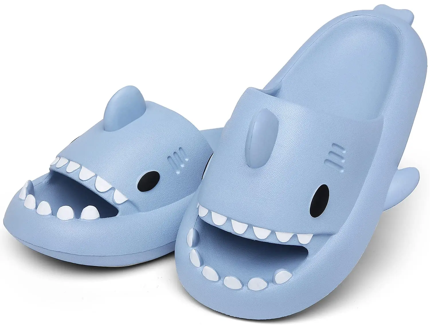 Custom Unisex Cartoon Cloud Shark-themed Slippers Cute Flat Slide