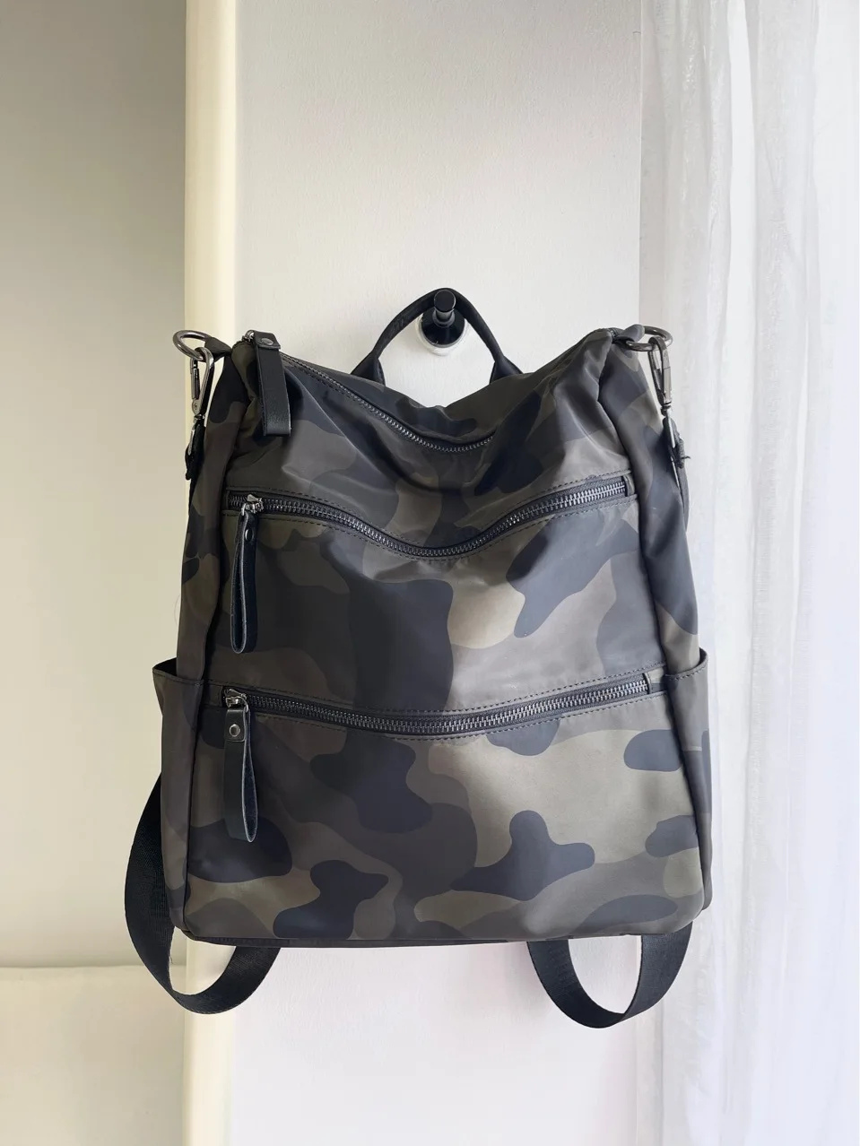 Camo Monogram Nylon Backpack