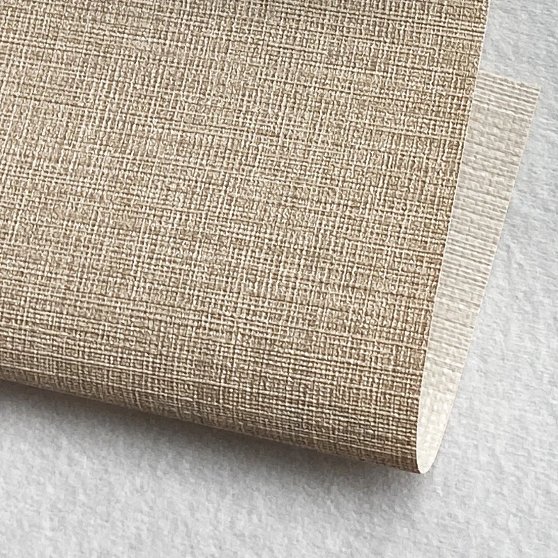 Eco Friendly PVC Wall Paper Cloth Fabric Backed Vinyl Wallpaper Rolls for Home Hotel Interior Wall Decoration