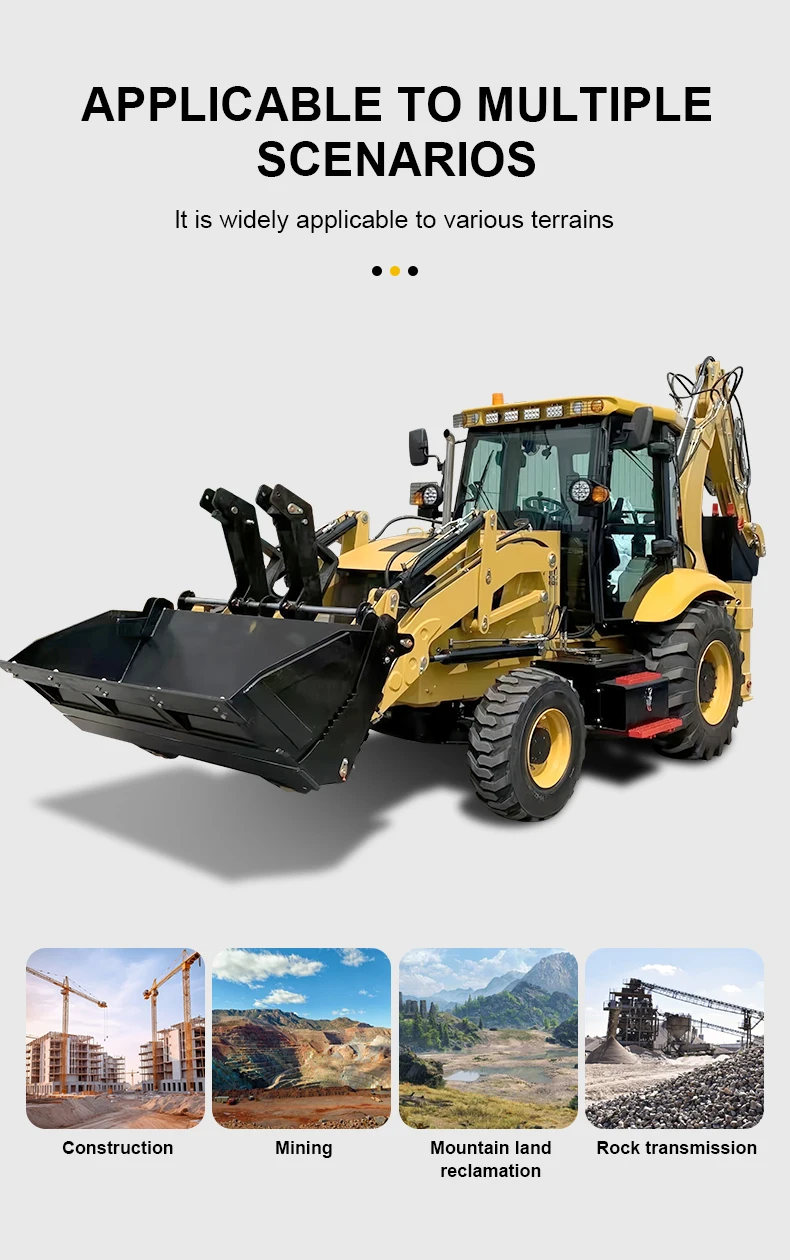 Loading Backhoe Used 4x4 Mini Loader Backhoe With 3 Ton Rated Load Good Condition Plc ...