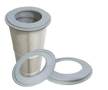 OEM Drawing Custom Factory Custom Flanged Cover Air Filter Cartridge End Cover