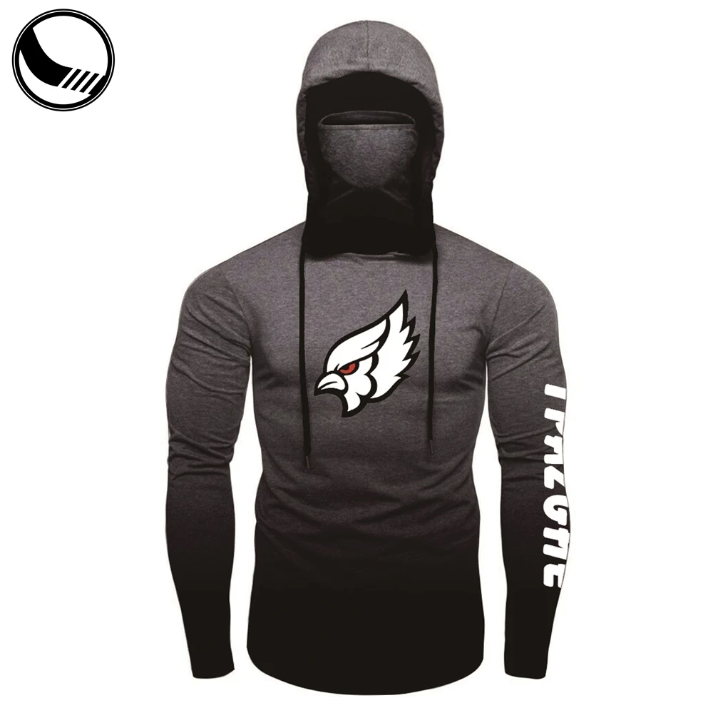 High Quality Cheap Wholesale Oversize Sublimation Custom logo Hoodie With Gaitor