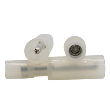 BULM-N Type Nylon Insulated Double Crimp Male Bullet-Style Electrical Terminals Easy Wire Insertion Copper Material for