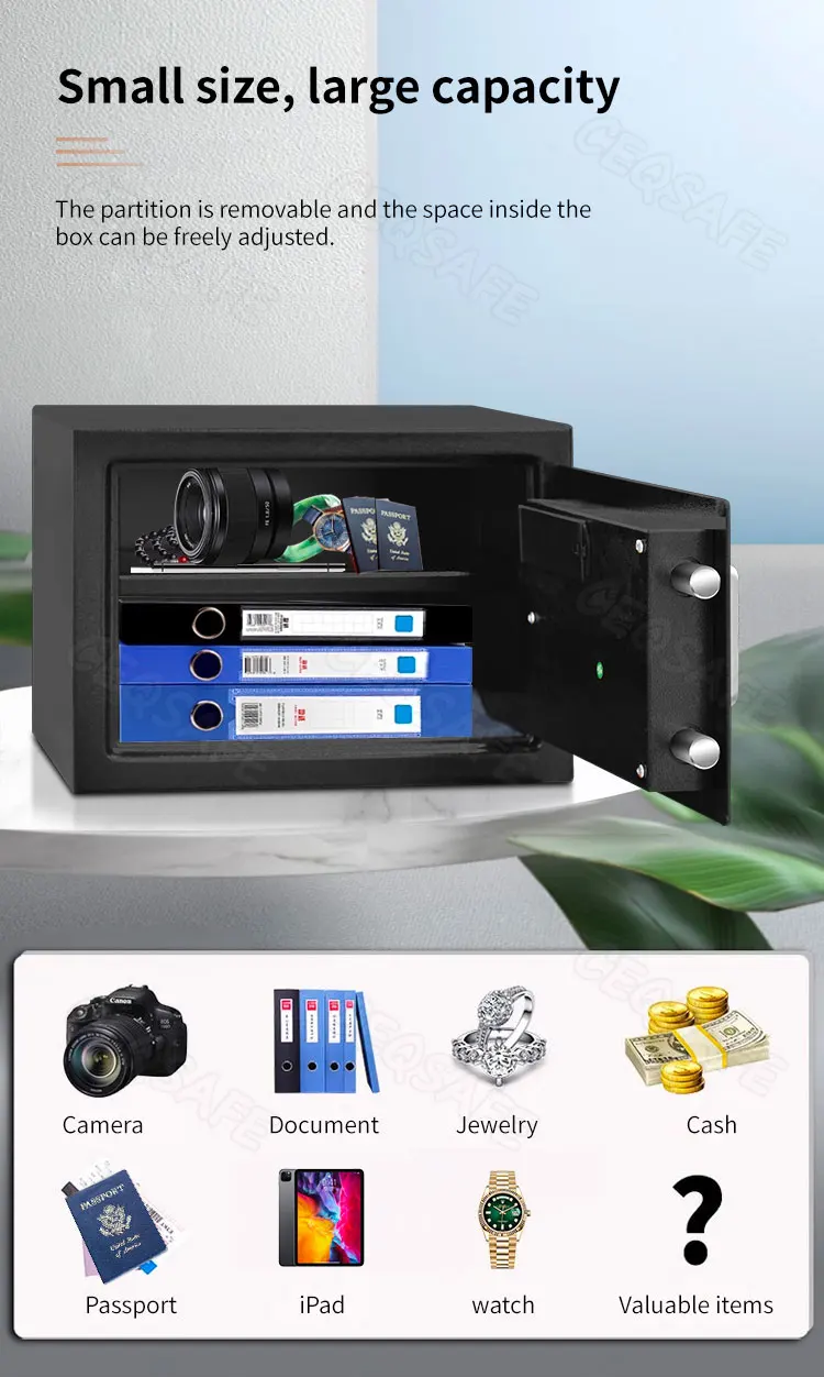 CEQSAFE Safe Box Digital Security Electronic Small Safes Box for Home details