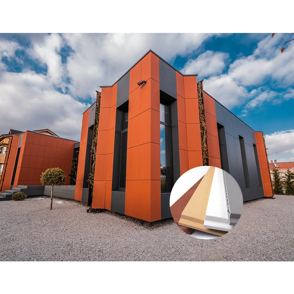 Терракотовая панель TOGEN вентилируемая Строительная фасадная настенная облицовка