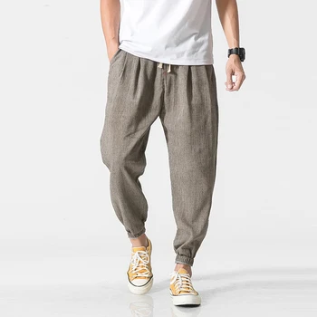 Pantaloni Casual A Righe Primavera Estate Da Uomo Indossano Pantaloni Larghi Drti A Gamba Larga Con Coulisse In Va Elastica Pantaloni Da Jogging Streetwear Maschile  200000343