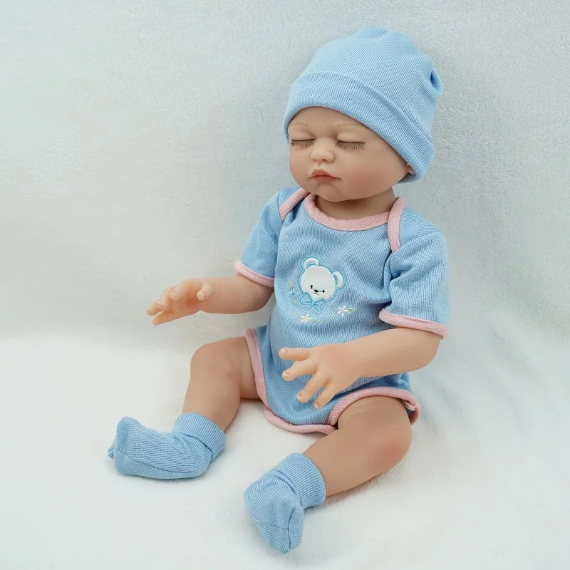 Custom Washable Lifelike Vinyl 18 Inch Sleeping Reborn Baby Dolls ...