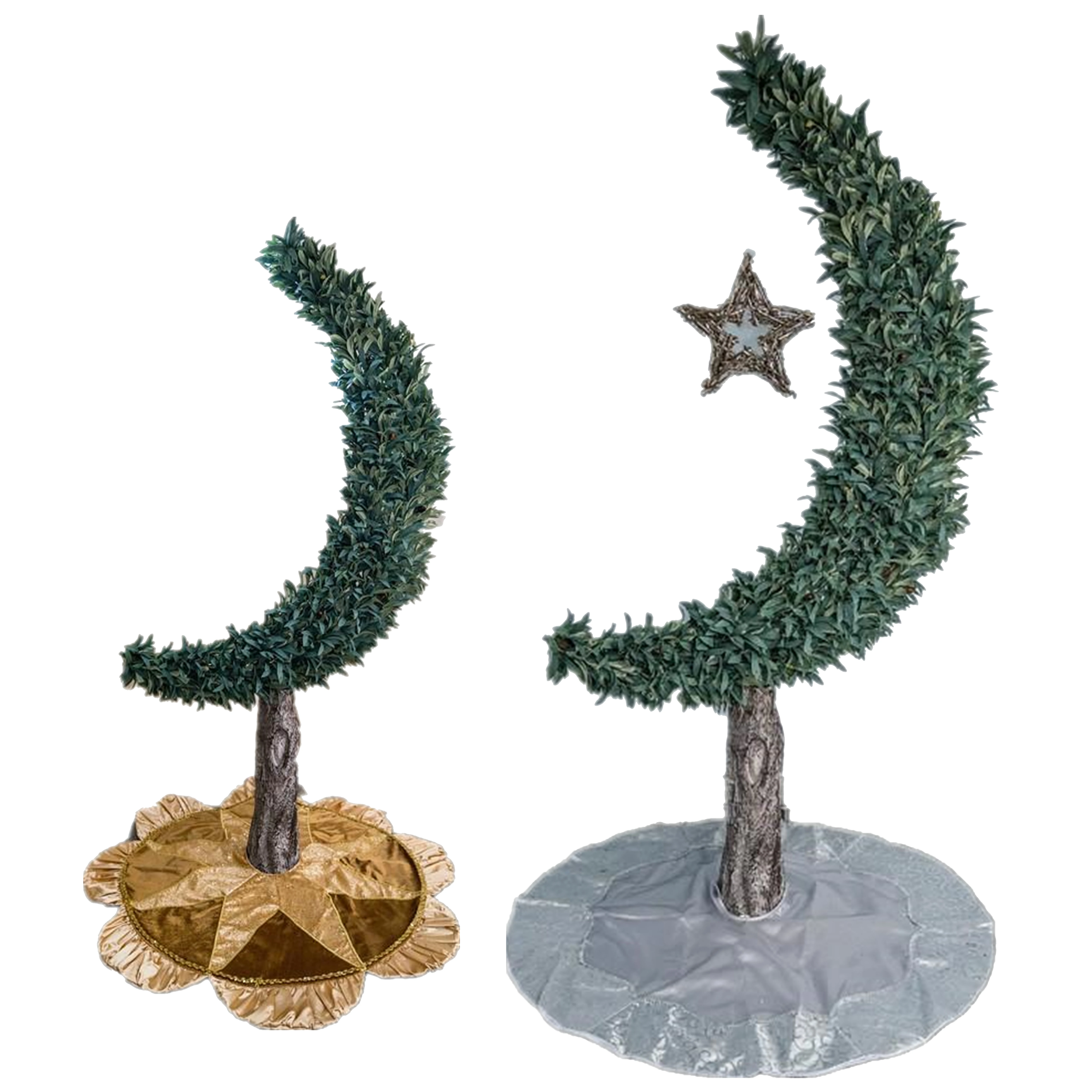 Customizable Artificial Natural Art Painting Factory-Price Blessed Olive Crescent Moon Shape Trees Plastic Fruit Handmade