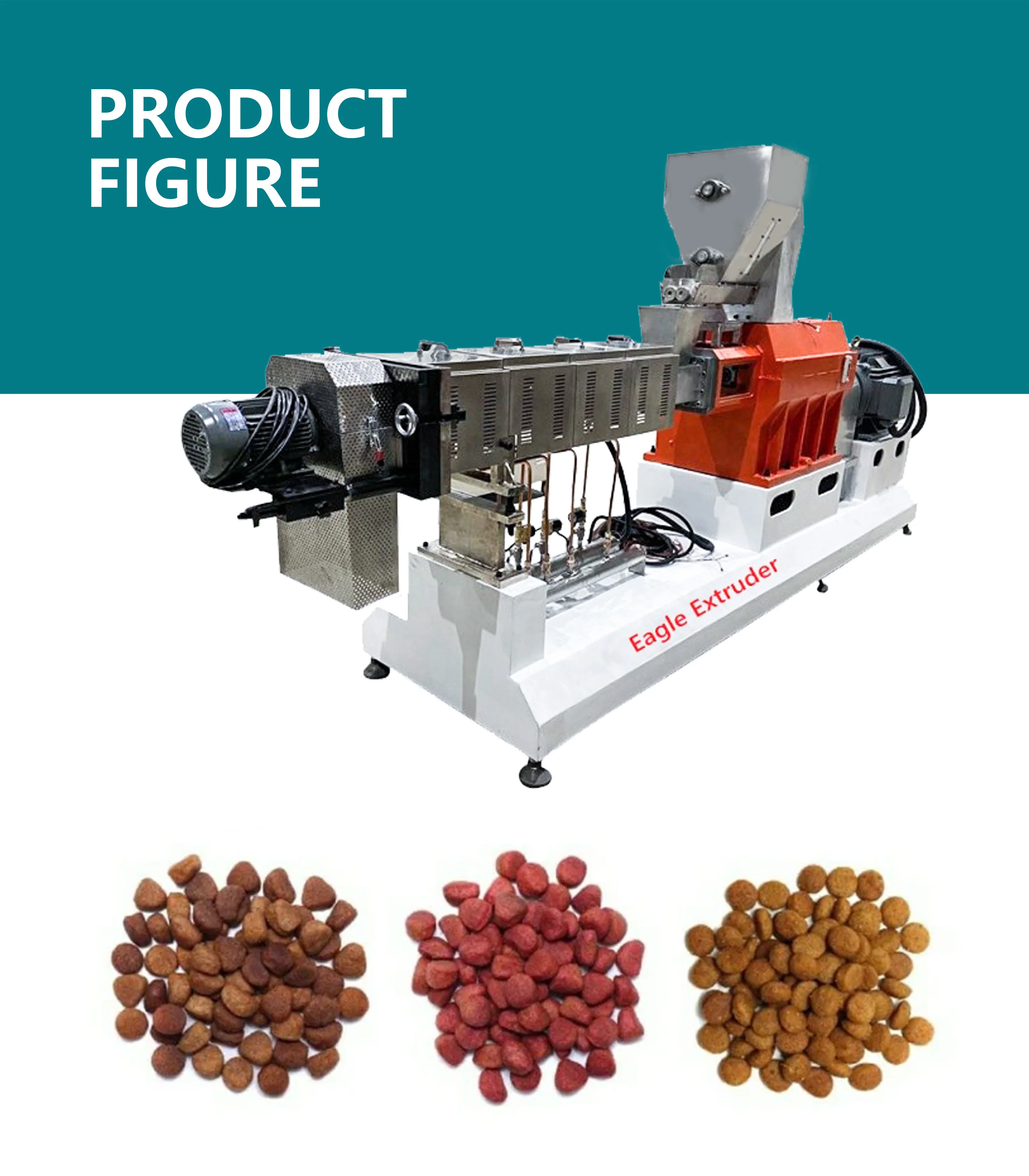 Pet Food Extruding Machine With Durable Bearing Efficient Dog Food