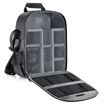 Neewer Camera Backpack Flexible Partition Padded Bag Shockproof Insert Protection for SLR DSLR Mirrorless Cameras and Lenses
