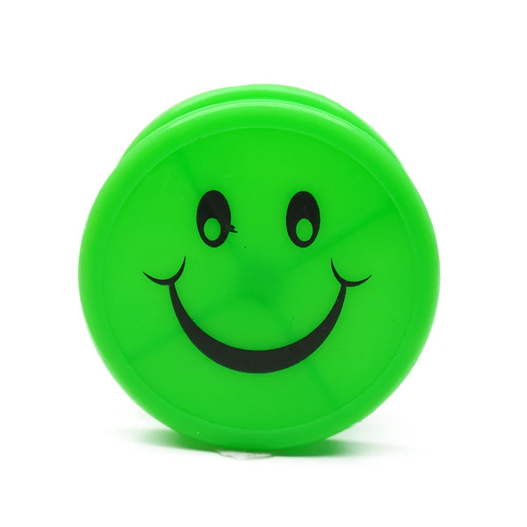 Улыбающееся лицо пластиковые Классические игрушки Йо-Йо для