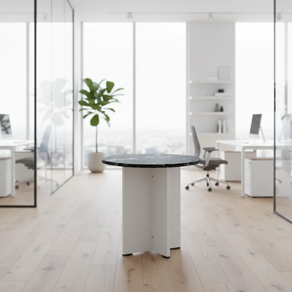Compact Consultation Table ABS Connection System Coffee Meeting Desk Office Conversation Furniture 6