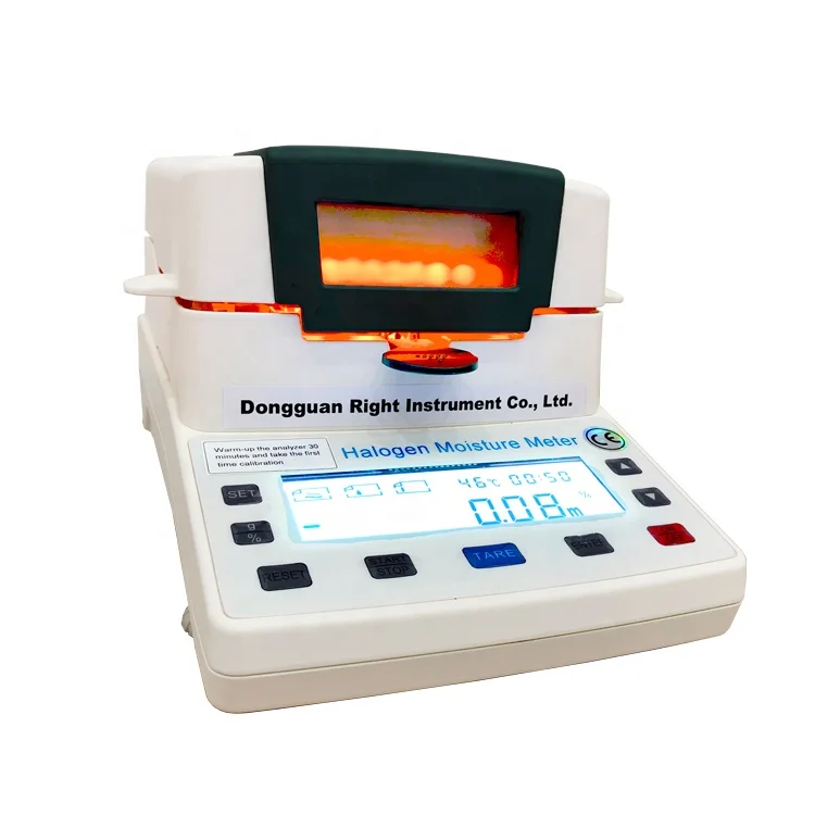 Accuracy 0.01% Digital Infrared Halogen Moisture Analyzer Price